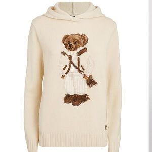 Polo Ralph Lauren Wool-Chasmere Bear Hoodie size small